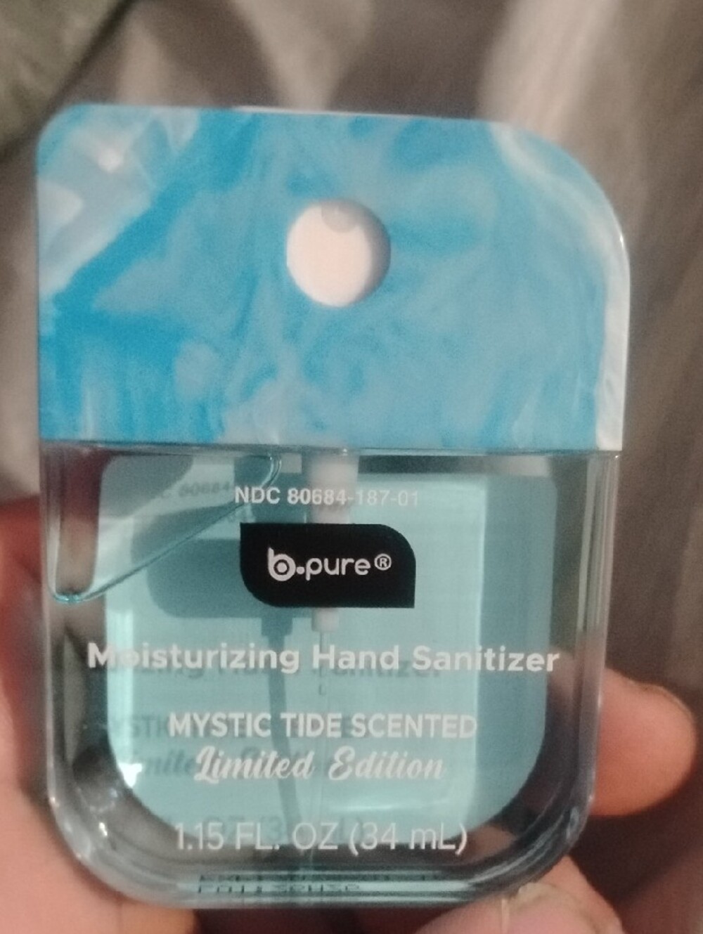 b·pure Moisturizing Hand Sanitizer - Mystic Tide Scent (Blue) - Picture 2 of 3